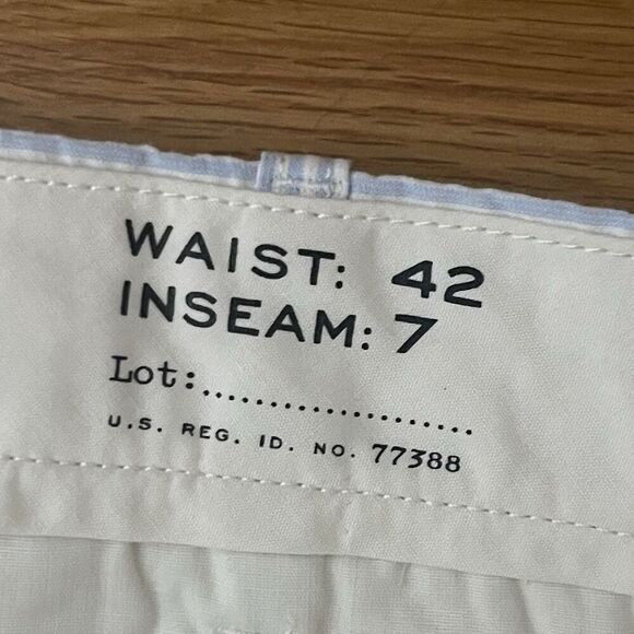 J.CREW 7" Stretch Seersucker Short Size 42 Blue White NEW Preppy Coastal BE493 - Picture 7 of 10